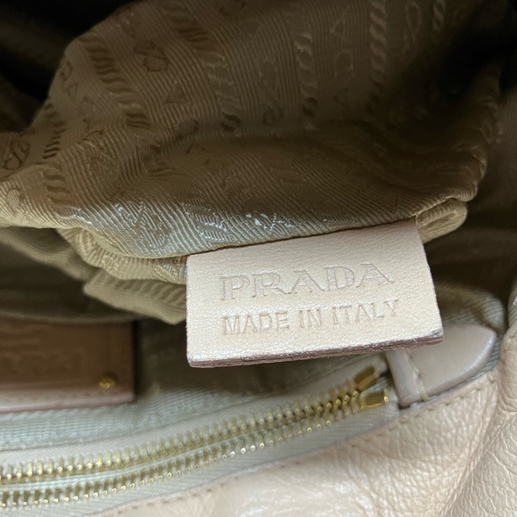 Prada Nappa Frills Leather Handbag in Color Caramello with Dustcover Bag - Picture 15 of 15